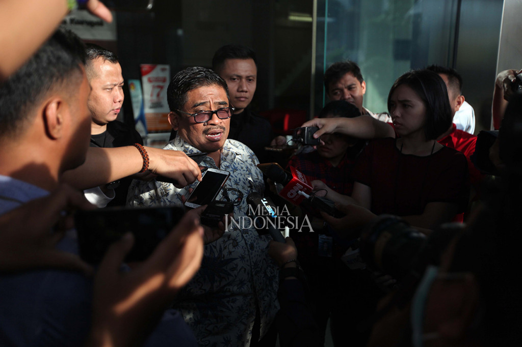 Soni mengaku ditanya sekitar 15 pertanyaan oleh penyidik lembaga antirasywah sebagai saksi dalam kasus dugaan suap terkait perizinan proyek Meikarta.