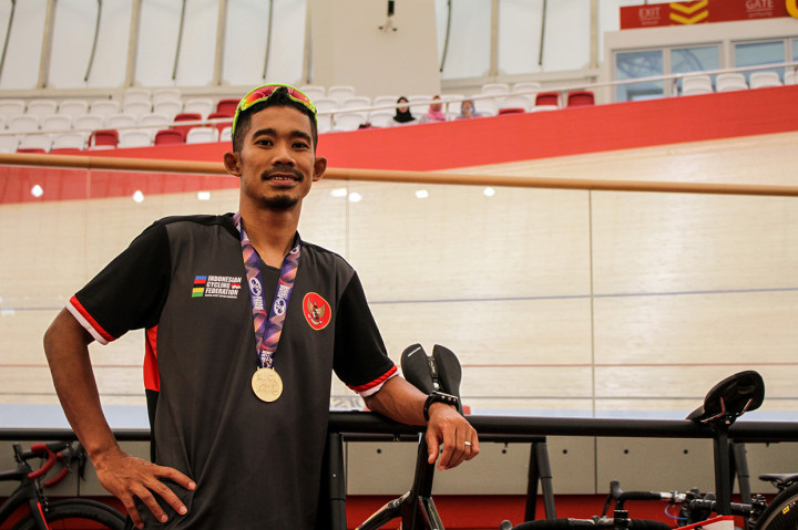 Medali yang diraih Fadli menjadi emas pertama Indonesia pada ATC 2019. Antara Foto/Putra Haryo Kurniawan