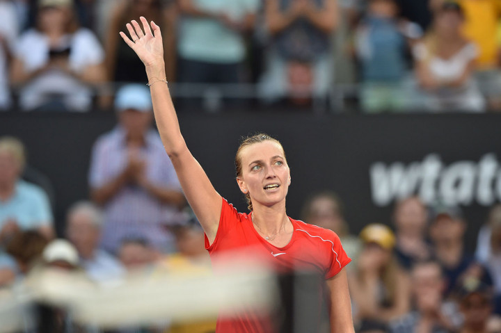 Di set ketiga laga berlangsung seru, dan Kvitova harus menyelesaikan pertandingan dengan tie-break 7-6 (7/3).