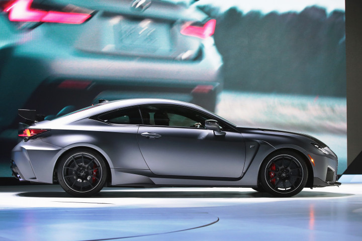 Tampilan perdana Lexus 2020 RCF Track Edition. Pameran digelar di Cobo Center, Detroit, Michigan. 