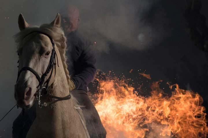 Sebelum melakukan ritual menerjang api, sejumlah persiapan dilakukan kepada para kuda-kuda itu, salah satunya adalah mengepang rambut yang ada di sekitar wajah kuda.