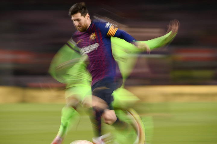 Satu gol lain diciptakan oleh kapten Barca, Lionel Messi (54').
