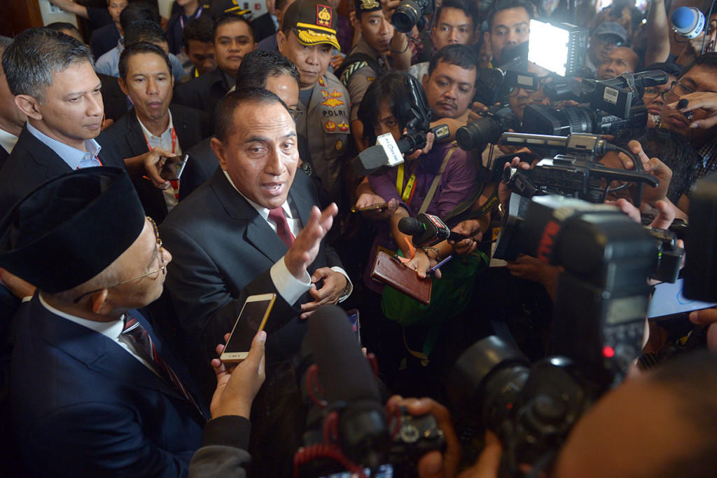 Kepada wartawan usai menyampaikan pidato pengunduran dirinya, Edy Rahmayadi menegaskan, keputusannya untuk mundur dari jabatan ketua umum PSSI adalah keputusan terbaik untuk bangsa Indonesia. 