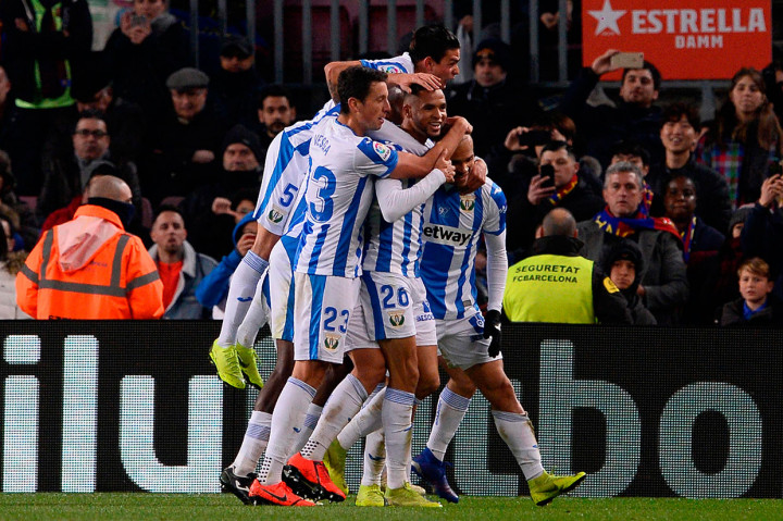 Pada menit ke-57 Leganes berhasil menyamakan kedudukan lewat sontekan pemain depan Martin Braithwaite.