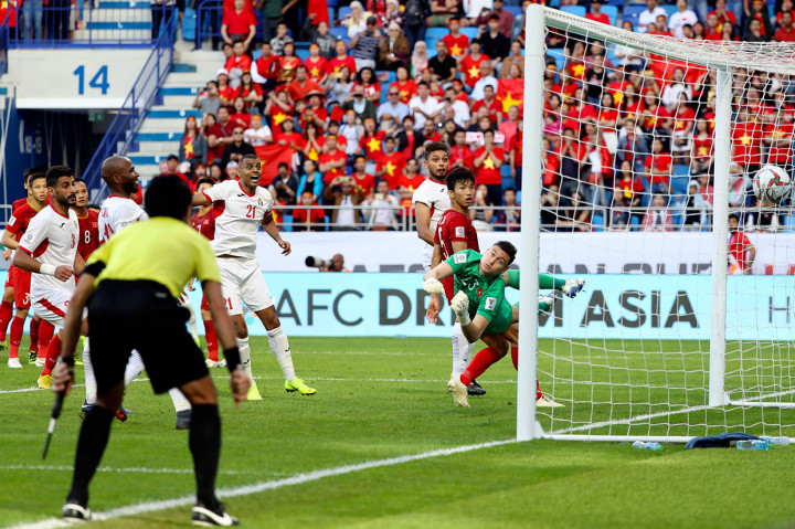 Sebelumnya, Jordania unggul terlebih dahulu melalui tendangan bebas Baha Abdel Rahman (39').