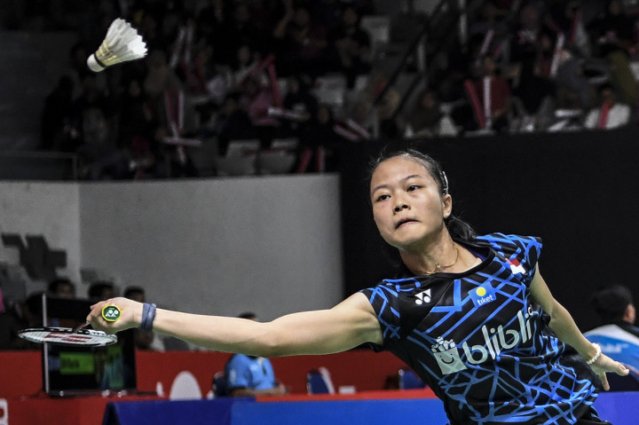 Pemain berperingkat ke-31 dunia itu mengandaskan Line 21-16, 21-14 dalam tempo 34 menit.