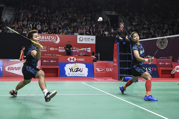 Kemenangan juga diraih oleh ganda putri Indonesia Greysia Polli dan Apriyani Rahayu yang berhasil mengalahkan wakil Bulgaria Gabriela Stoeva dan Stefani Stoeva saat pertandingan babak pertama Daihatsu Indonesia Masters 2019.
