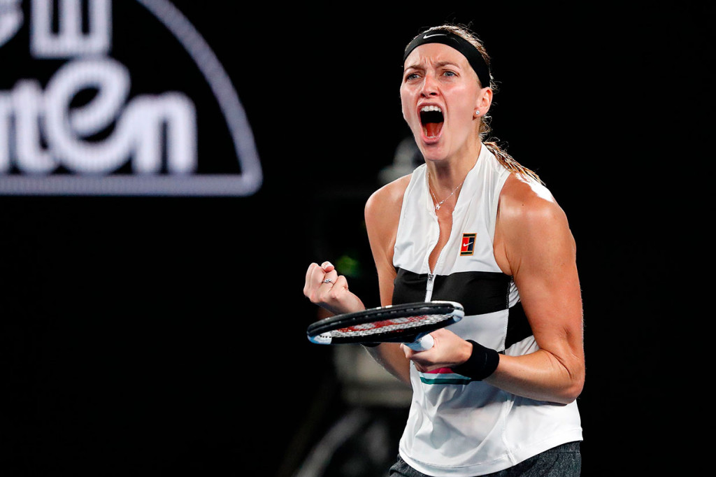 Kvitova, unggulan delapan di turnamen tersebtu pada pertandingan sebelumnya menundukkan petenis nonperingkat dari AS Danielle Collins dengan skor telak 7-6(2) dan 6-0.