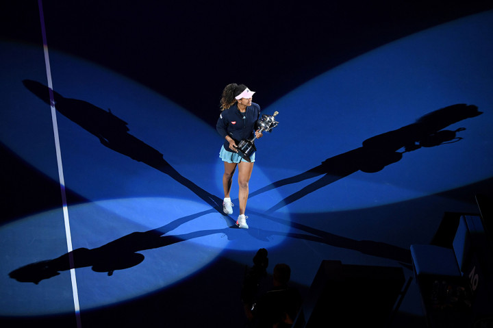 Ini artinya petenis 21 tahun itu sudah mengoleksi dua gelar grand slam setelah yang pertama di AS Terbuka tahun lalu. Dia pun bakal dinobatkan sebagai petenis nomor satu dunia awal pekan nanti. Afp Photo/William West