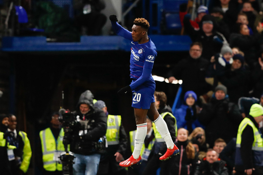 Di menit ke-64, Callum Hudson-Odoi melepaskan tendangan tendangan kaki kiri yang bersarang ke pojok kanan gawang Sheffield. Skor berubah menjadi 2-0.