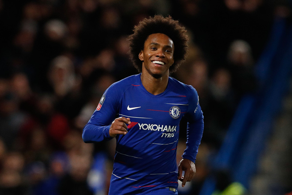 Willian mencetak gol kedua dalam laga ini berkat kerja sama dengan Olivier Giroud ketika pertandingan memasuki menit ke-83. 