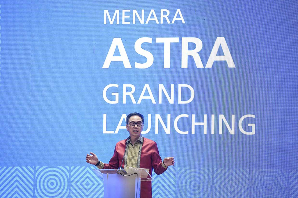 Presiden Direktur PT Astra International Tbk Prijono Sugiarto mengatakan, dengan berdirinya kantor Astra di distrik bisnis paling strategis di Jakarta, perusahaan ingin menjadikan Menara Astra sebagai persembahan terbaik bagi Indonesia.