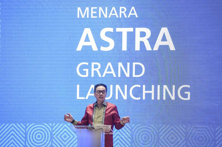 Presiden Direktur PT Astra International Tbk Prijono Sugiarto mengatakan, dengan berdirinya kantor Astra di distrik bisnis paling strategis di Jakarta, perusahaan ingin menjadikan Menara Astra sebagai persembahan terbaik bagi Indonesia.