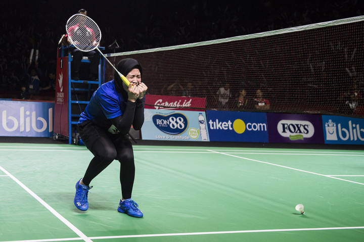Hanna Ramadini dkk pun mempertahankan gelar juara yang mereka raih saat Djarum Superliga Badminton 2017 di Surabaya, Jawa Timur.
