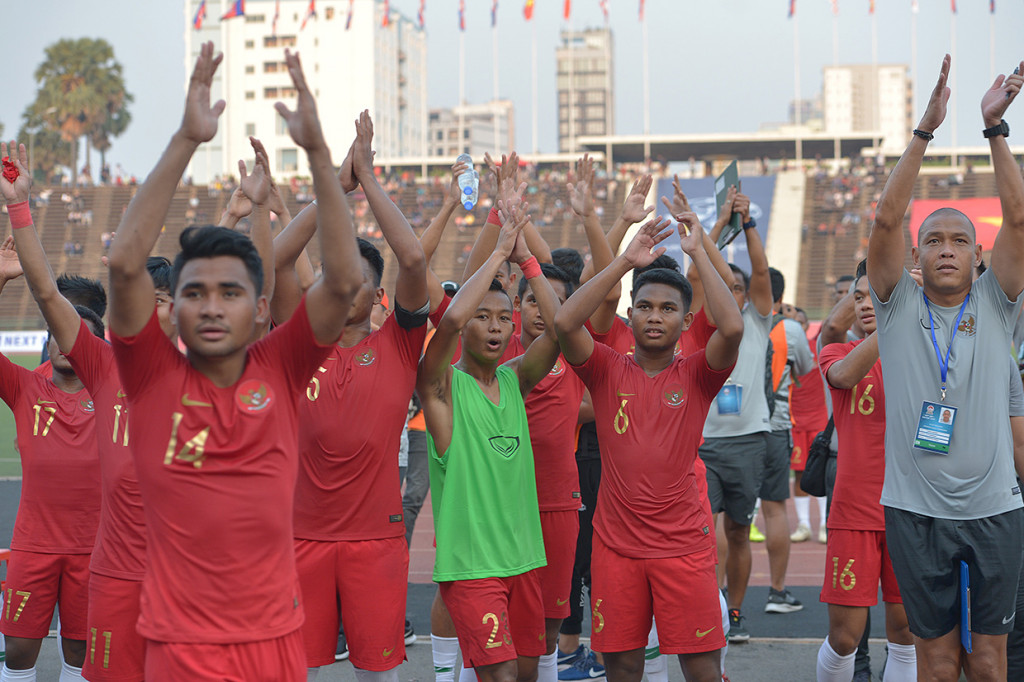 Timnas Indonesia U-22 behasil lolos ke final Piala AFF U-22 setelah berhasil menaklukkan Vietnam 1-0 pada laga semifinal di Stadion Nasional, Phnom Penh, Kamboja.