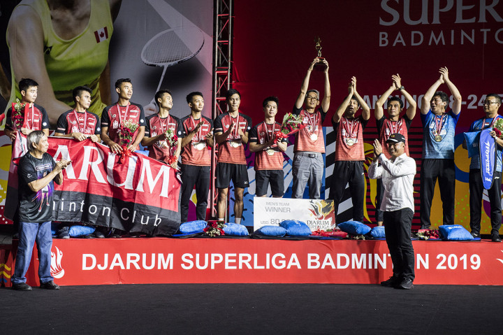 Kemenangan itu pun membuat Djarum Kudus untuk pertama kali menjuarai Superliga Badminton 2019.