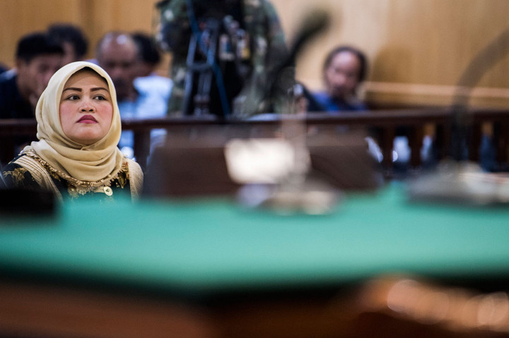 Terdakwa kasus dugaan suap perizinan Meikarta Neneng Hasanah Yasin menjalani sidang perdana dengan agenda pembacaan dakwaan di Pengadilan Tipikor, Bandung, Jawa Barat, Rabu, 27 Februari 2019. 