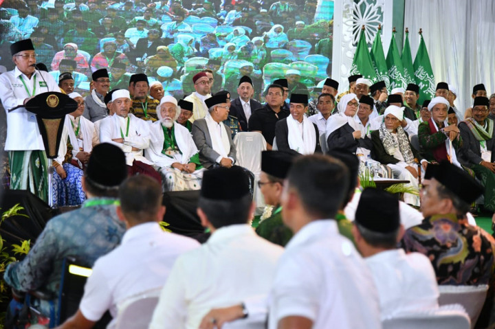 Sebelumnya, Ketum PBNU KH Said Aqil Siroj dalam pidato sambutan juga menyinggung dampak besar Revolusi Industri 4.0, khususnya di sektor lapangan kerja. Dok.Istimewa
