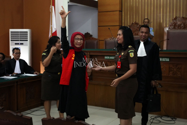 Ratna Sarumpaet kembali menjalani sidang dengan agenda pembacaan nota keberatan atau eksepsi. MI/Adam Dwi