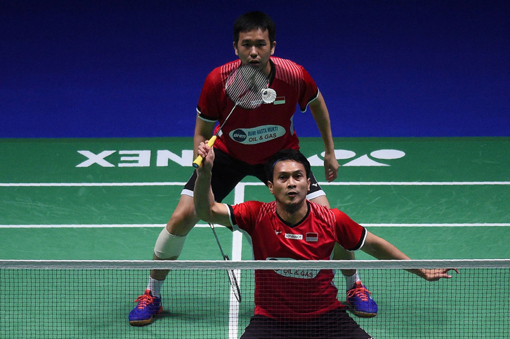 Di final Hendra/Ahsan akan menghadapi unggulan delapan asal Malaysia Aaron Chia/Soh Wooi Yik yang mengalahkan pasangan Indonesia lainnya Fajar Alfian/Muhammad Rian Ardianto 21-12, 20-22, dan 19-21.