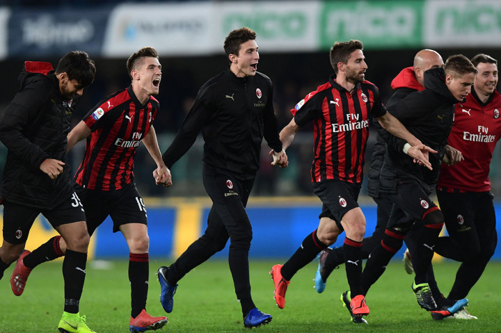 Hasil itu memantapkan posisi Milan di peringkat ketiga dengan raihan 51 poin. Sedangkan Chievo (10) semakin terbenam di dasar klasemen.