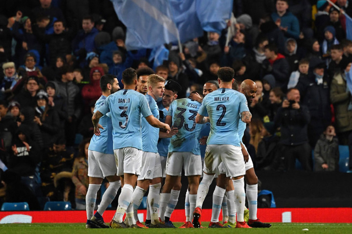 Gabriel Jesus menyempurnakan kemenangan timnya menjadi 7-0 pada menit ke-84.