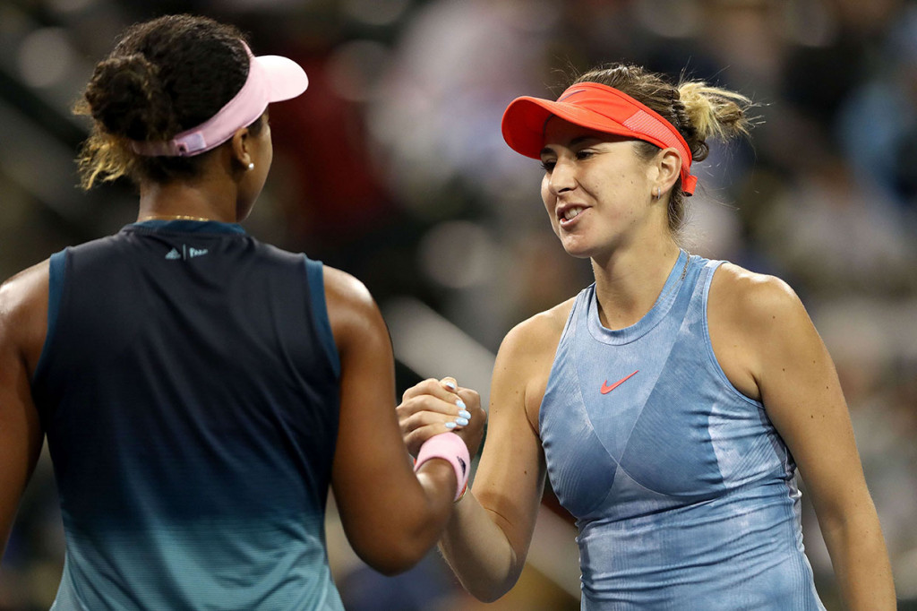Unggulan teratas dan juara bertahan tersebut dikalahkan petenis Swiss Belinda Bencic dua set langsung 6-3, 6-1.