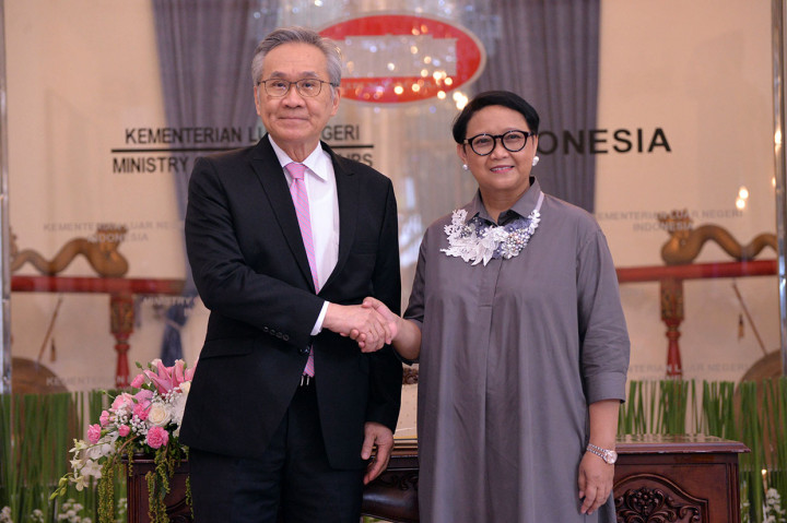 Pertemuan tersebut juga membahas konsep bersama ASEAN tentang kerja sama Indo-Pasifik.