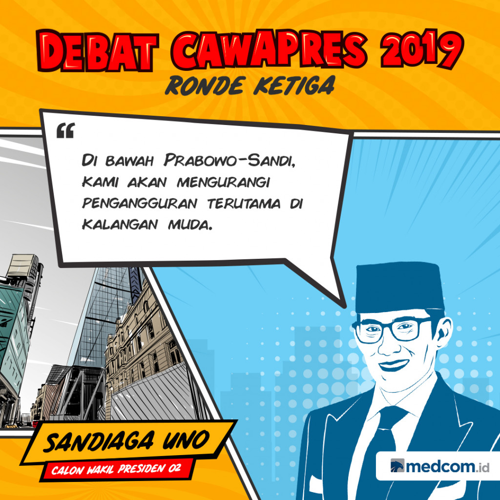Kutipan Cawapres Paslon 02 Sandiaga Uno