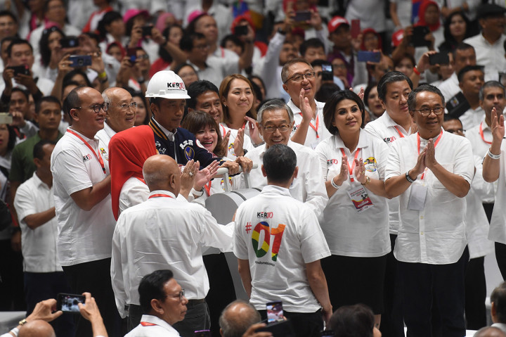 Dalam deklarasi tersebut, para pengusaha menginginkan ada kesinambungan dan kepastian arah politik Indonesia ke depan.