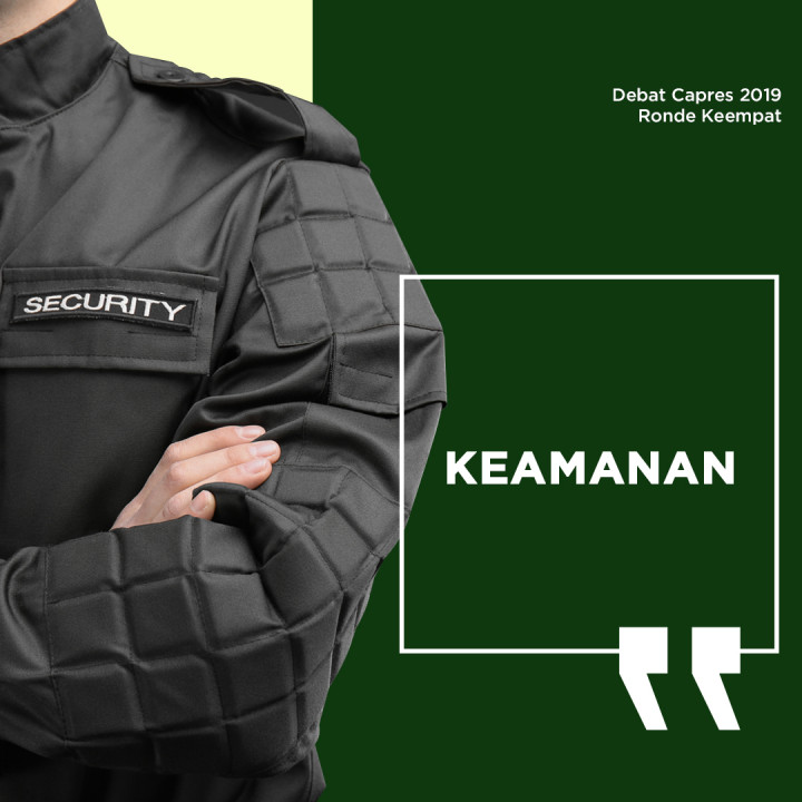 Debat Capres 2019 Ronde Keempat Tema Keamanan