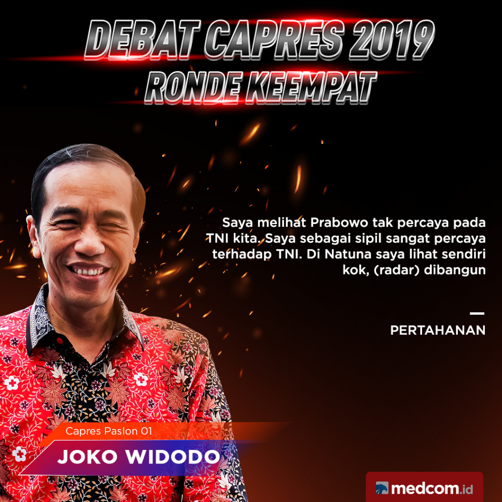 Kutipan Capres Paslon 01 Joko Widodo