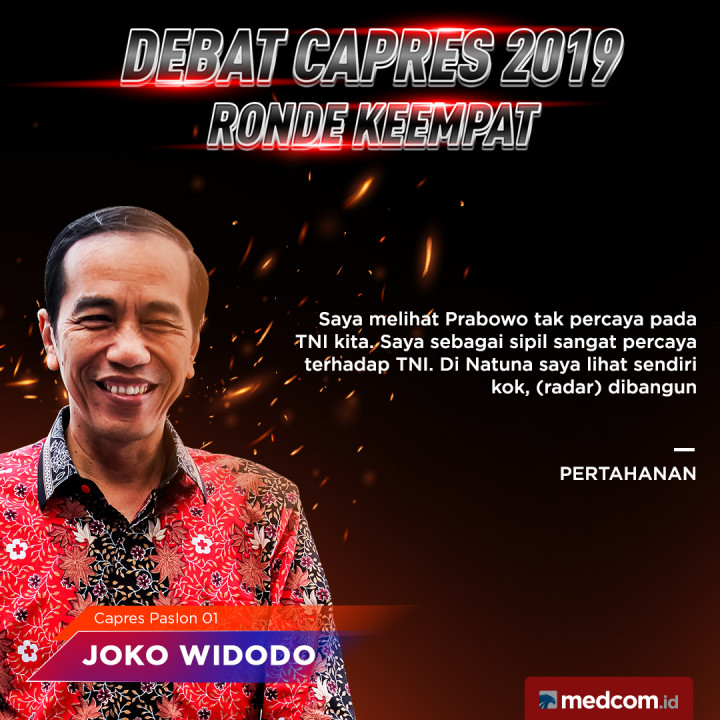 Kutipan Capres Paslon 01 Joko Widodo
