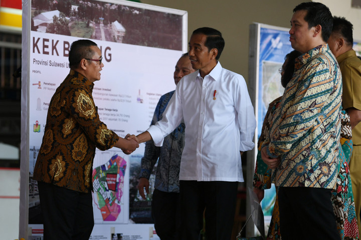 Selain meresmikan beroperasinya KEK Maloy Batuta Trans Kalimantan, KEK Morotai dan KEK Bitung, Jokowi juga meresmikan dua proyek nasional lain yaitu Rusun Mahasiswa IAIN Kota Manado dan Rusun Mahasiswa UKI Kota Tomohon.