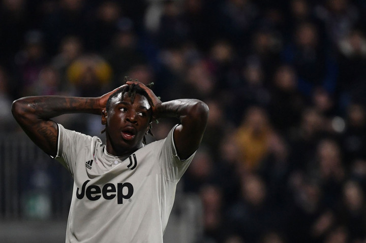Pada menit ke-60, kiper Alessio Cragno berhasil menggagalkan peluang Moise Kean yang melewati beberapa pemain belakang Cagliari. Kean kecewa setelah gagal menaklukkan Cragno.