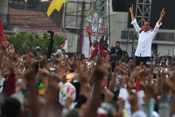 Jokowi menargetkan dapat meraih suara lebih dari 80 persen di Brebes pada Pilpres 2019.