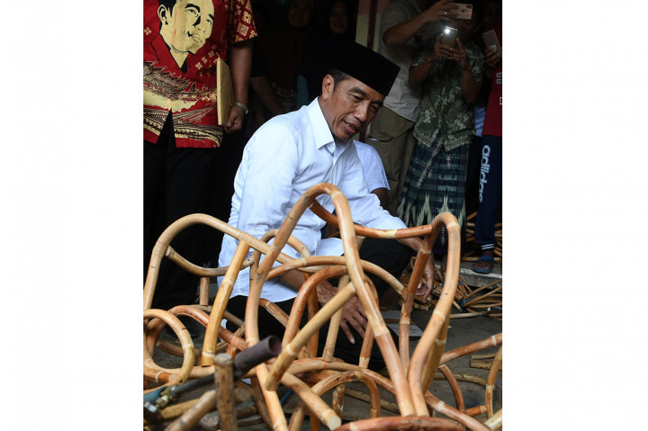 Ia menyebutkan lokasi industri rotan saat ini ada di sejumlah daerah. Selain Cirebon, juga ada di Solo dan Jepara. Mengenai potensi industri rotan, Jokowi mengatakan cukup besar, namun saat ini muncul pesaing berat berupa rotan plastik. 