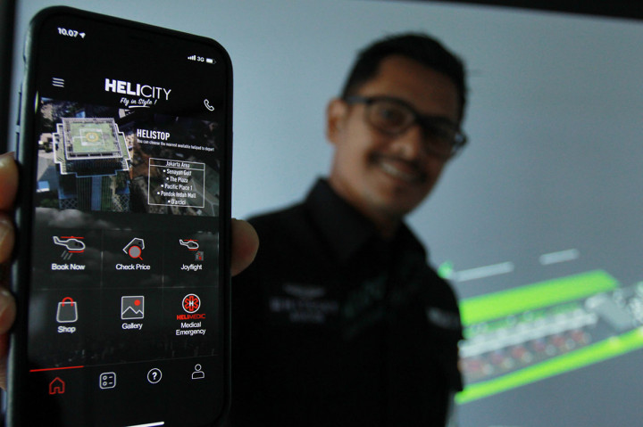 Melalui terminal ini masyarakat dapat menggunakan jasa penerbangan helikopter menuju berbagai tempat seperti ke Bandung, Jakarta, Bogor, dan Serpong.