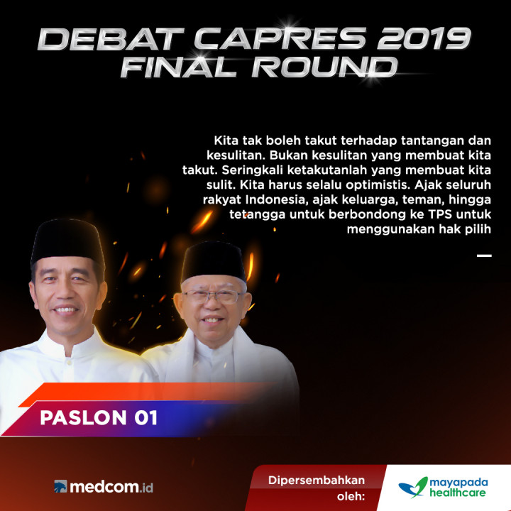 Kutipan Capres Paslon 01 Joko Widodo