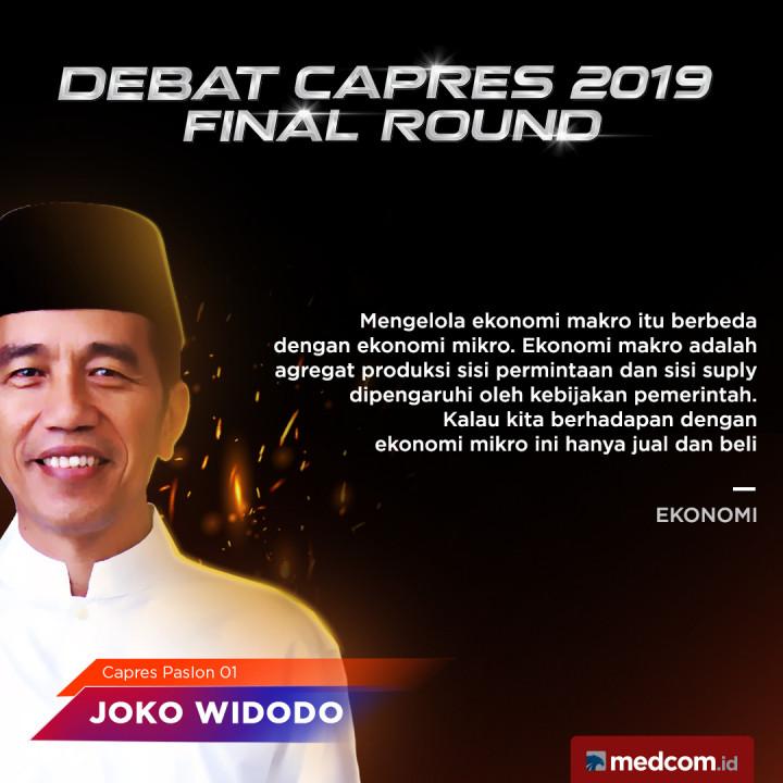 Kutipan Capres Paslon 01 Joko Widodo