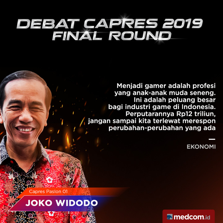 Kutipan Capres Paslon 01 Joko Widodo