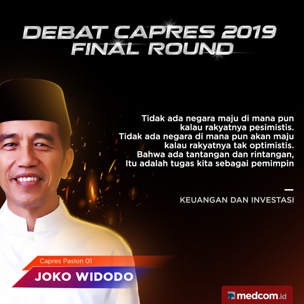 Kutipan Capres Paslon 01 Joko Widodo