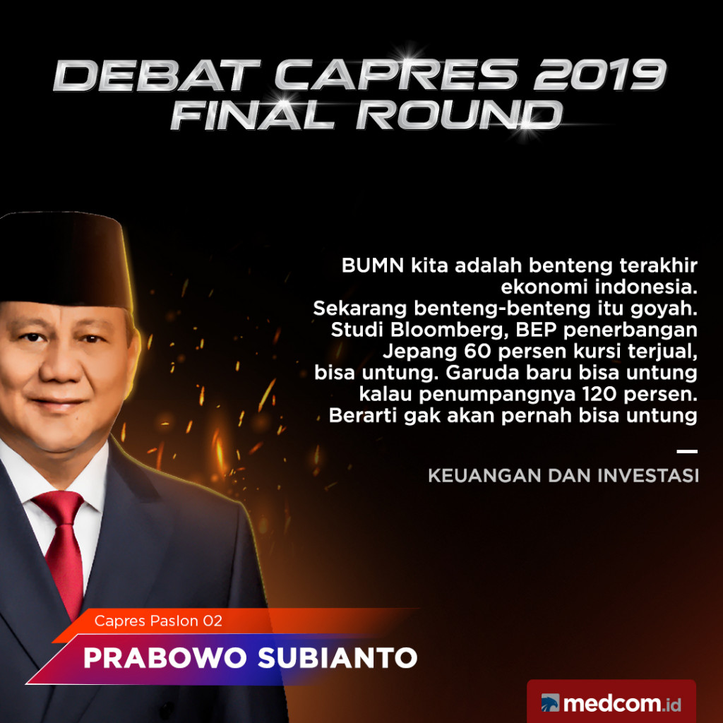 Kutipan Capres Paslon 02 Prabowo Subianto