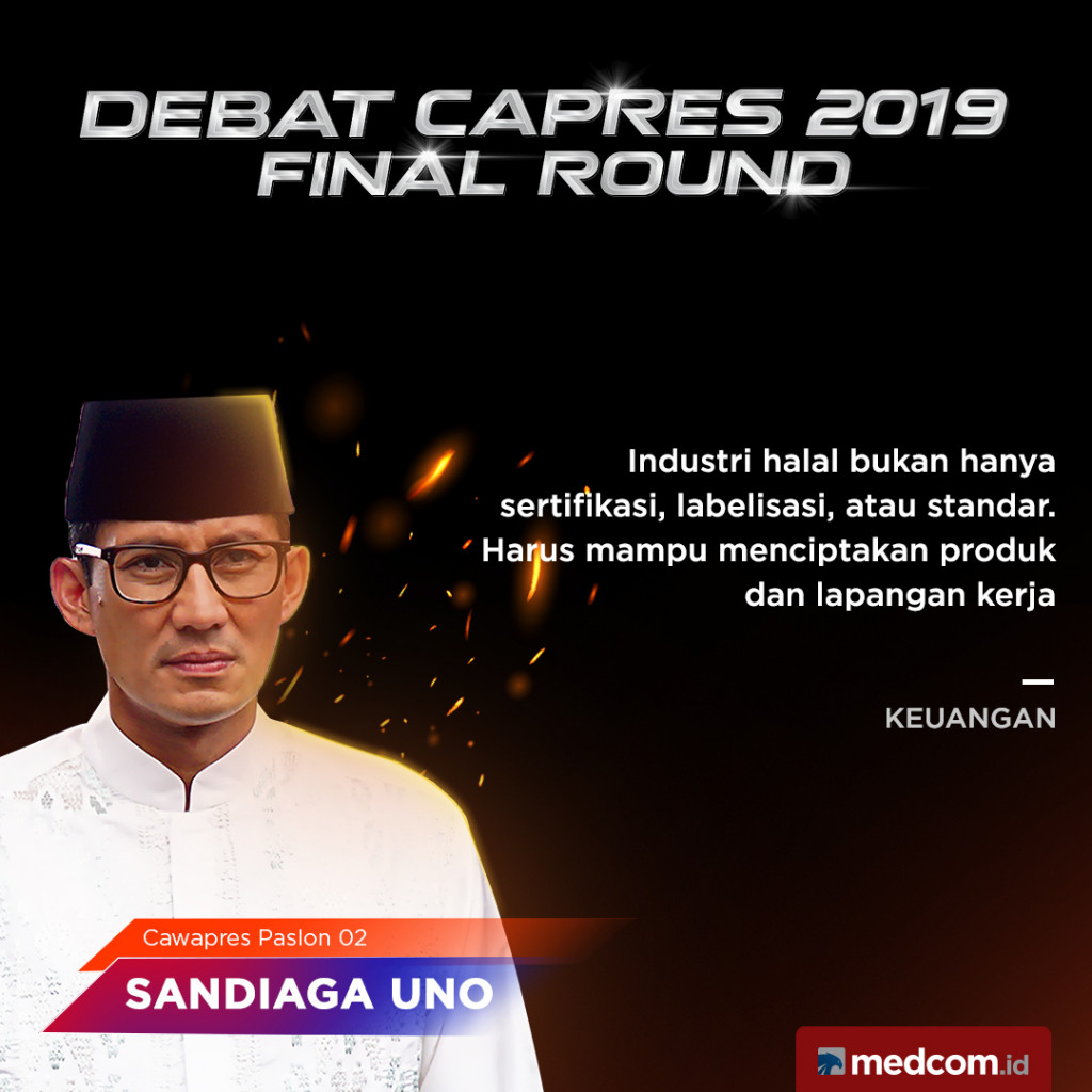 Kutipan Cawapres Paslon 02 Sandiaga Uno