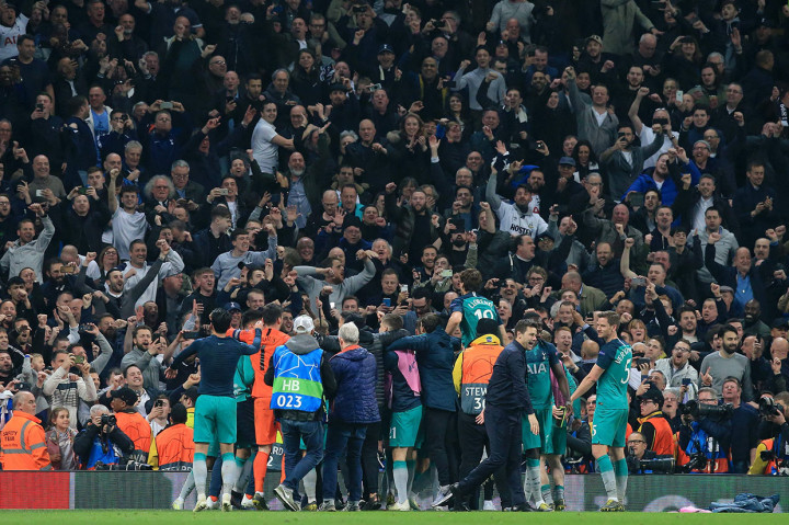 Tidak ada gol tambahan lagi hingga laga usai dan membuat Tottenham lolos ke semifinal berkat keunggulan gol tandang.
