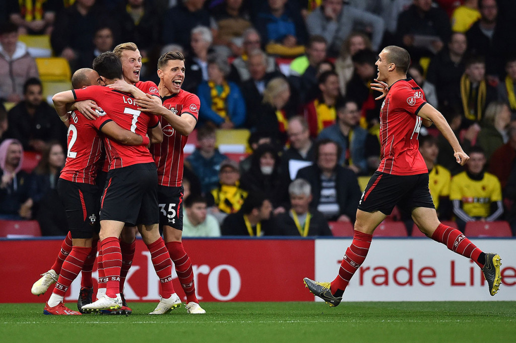 Namun gol tercepat Shane Long tersebut belum mampu mengantarkan kemenangan timnya. Andre Gray berhasil menyamakan kedudukan menjadi 1-1 di penghujung laga. 