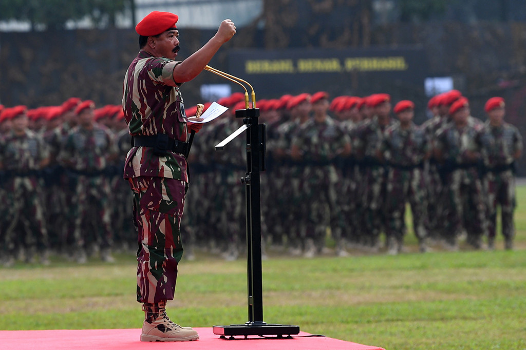 Panglima TNI Marsekal Hadi Tjahjanto mengatakan, sebagai pasukan pilihan, nama Kopassus sudah terkenal di seluruh penjuru dunia. Hadi menyebut Kopassus adalah pasukan legenda yang paling ditakuti oleh musuh-musuh negara.