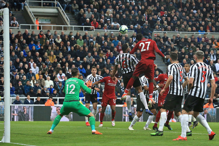 Jordan Henderson dkk. bisa memecah kebuntuan di menit ke-86. Divock Origi membawa Liverpool menang 3-2 lewat gol sundulan.