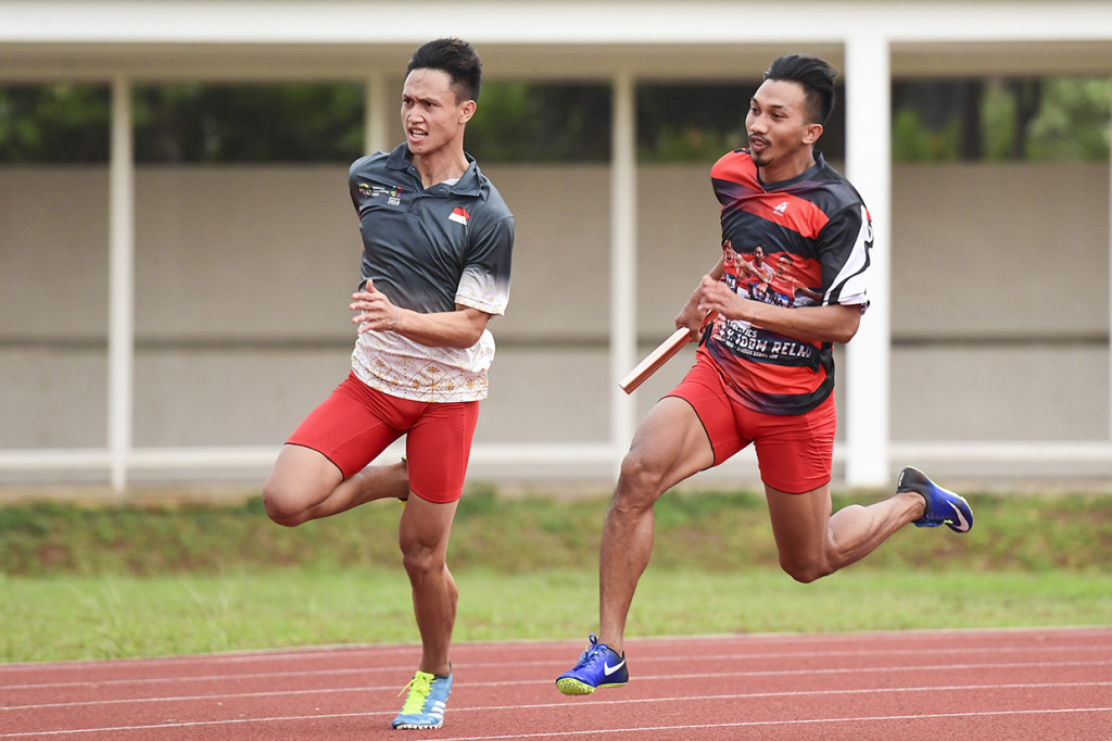 Latihan tersebut sebagai persiapan untuk Kejuaraan Dunia Estafet 2019 di Yokohama, Jepang, 11-12 Mei 2019. 