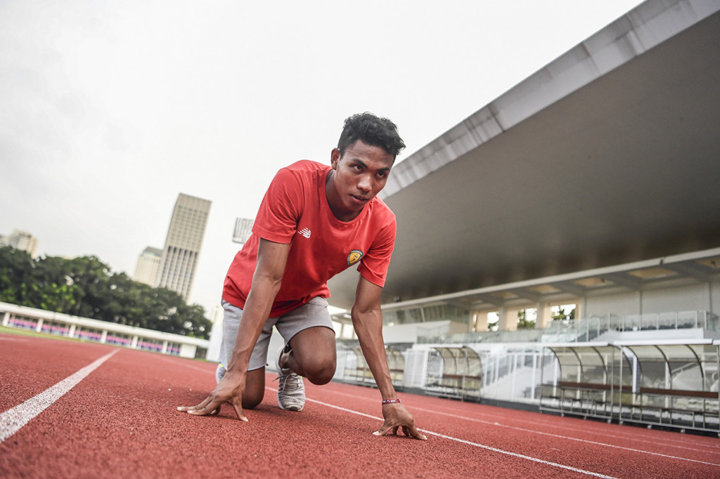 Mereka mengaku tetap berlatih dengan maksimal meski menjalani puasa Ramadan. Salah satunya Sprinter muda andalan Indonesia Lalu Muhammad Zohri.
